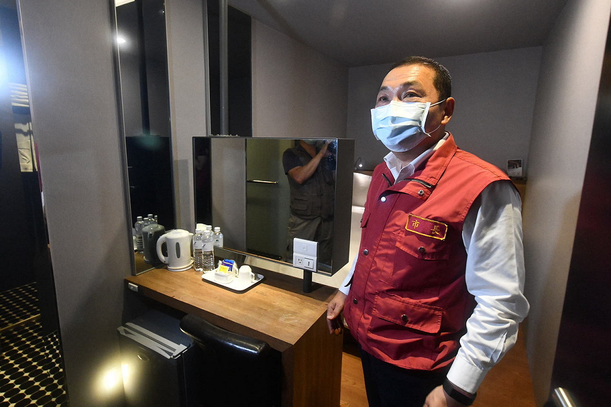 新北市設置醫護休息站，提供160間房免費讓醫護人員休息住宿。 圖：新北市政府/提供