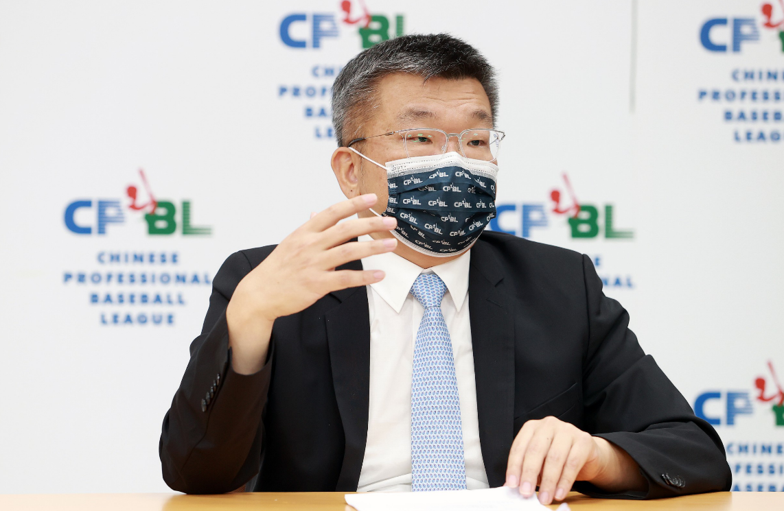 中華職棒會長蔡其昌。 圖:蔡其昌辦公室提供