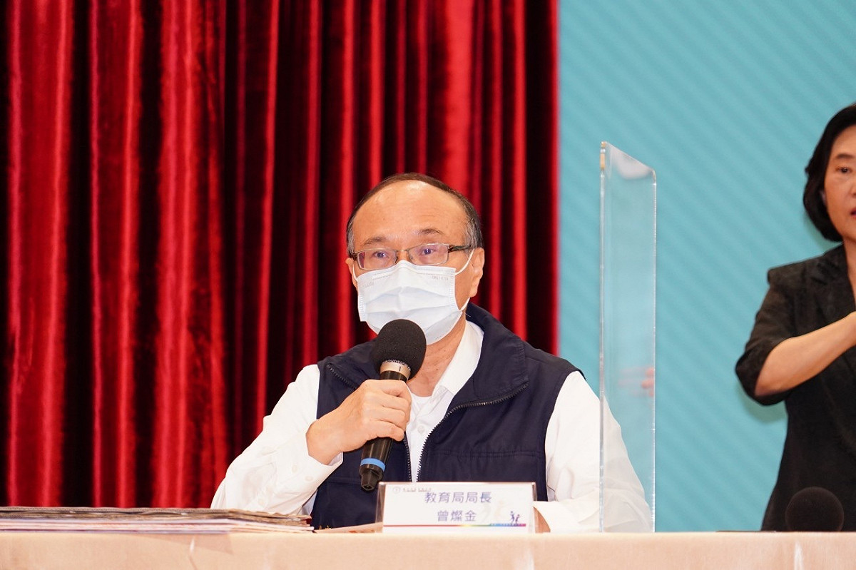 台北市教育局長曾燦金。 圖：台北市政府 / 提供