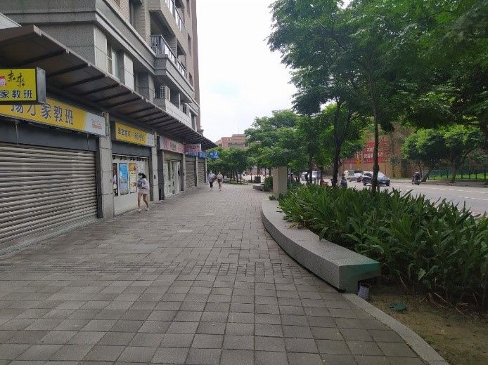 林口社宅店舖。 圖：內政部提供