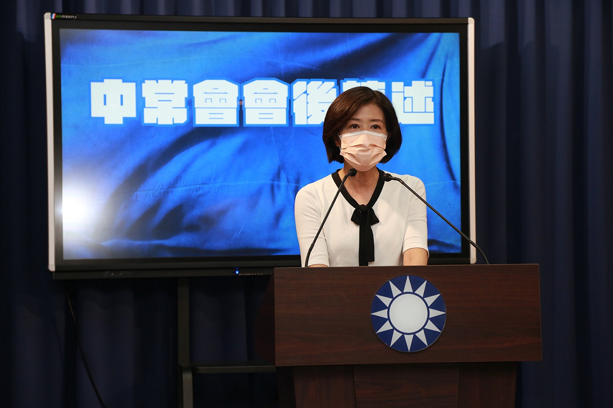國民黨文傳會主委王育敏。 圖：國民黨文傳會/提供（資料照片）