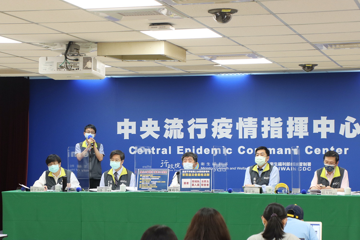 疫情指揮中心調整各國感染風險級別。 圖：中央流行疫情指揮中心/提供