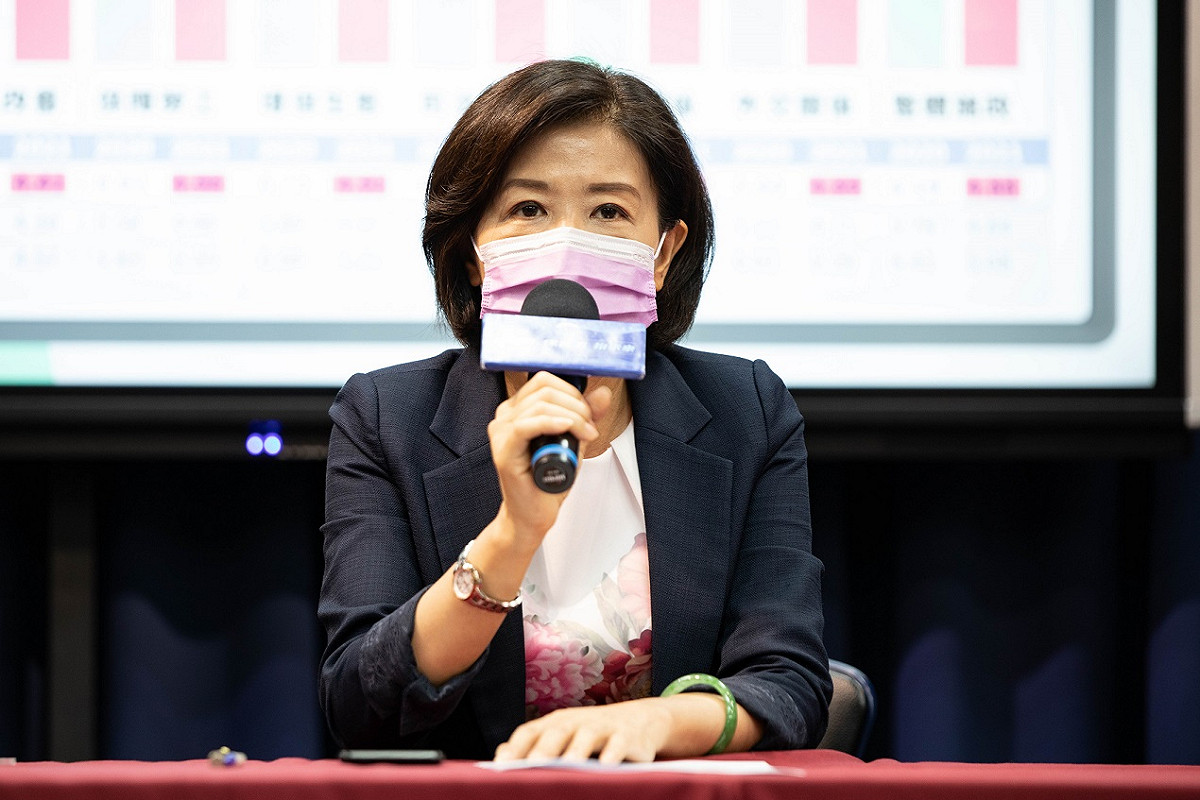 國民黨文傳會主委王育敏回應遭名嘴爆料「15條教戰守則 」一事。 圖：國民黨文傳會/提供