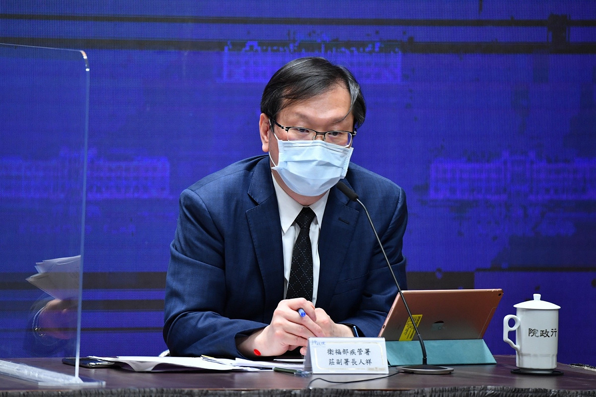 疾管署副署長莊人祥 圖：行政院 / 提供