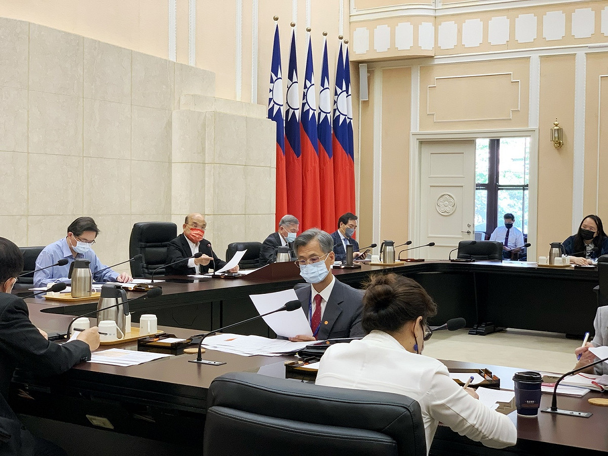 行政院長蘇貞昌上午主持紓困相關會議 圖：行政院提供（資料照片）