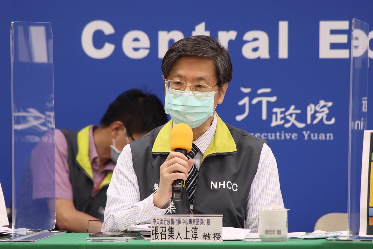 中央流行疫情指揮中心諮詢小組召集人張上淳  圖：中央流行疫情指揮中心/提供