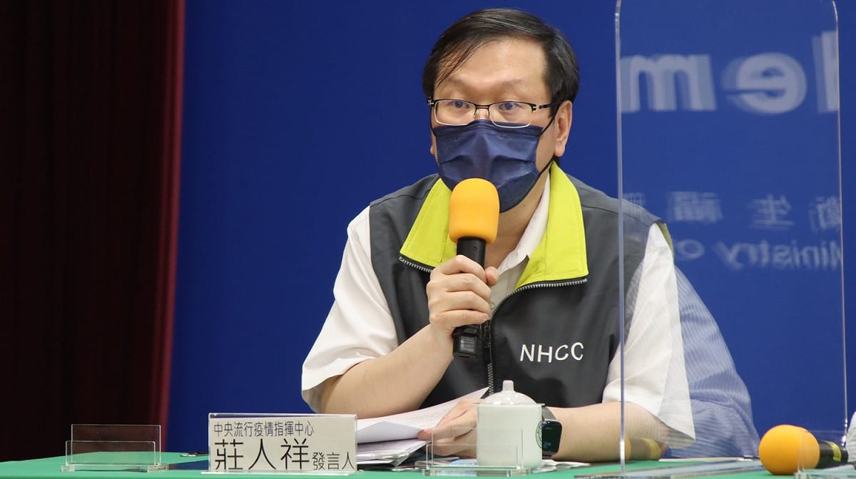 指揮中心發言人莊人祥。 圖：中央流行疫情指揮中心/提供