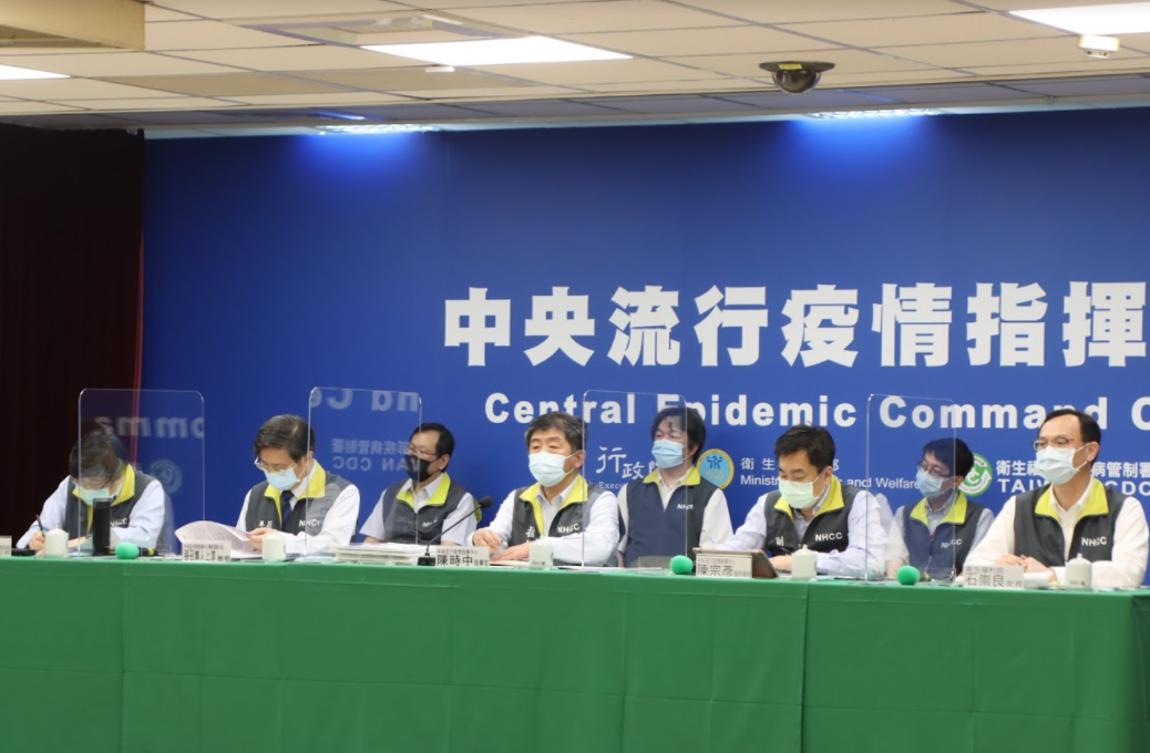 指揮中心說明集中檢疫所相關量能。 圖：指揮中心／提供