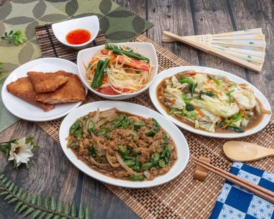 粩泰泰-泰式料理的各式泰式料理 圖：新北市農業局提供