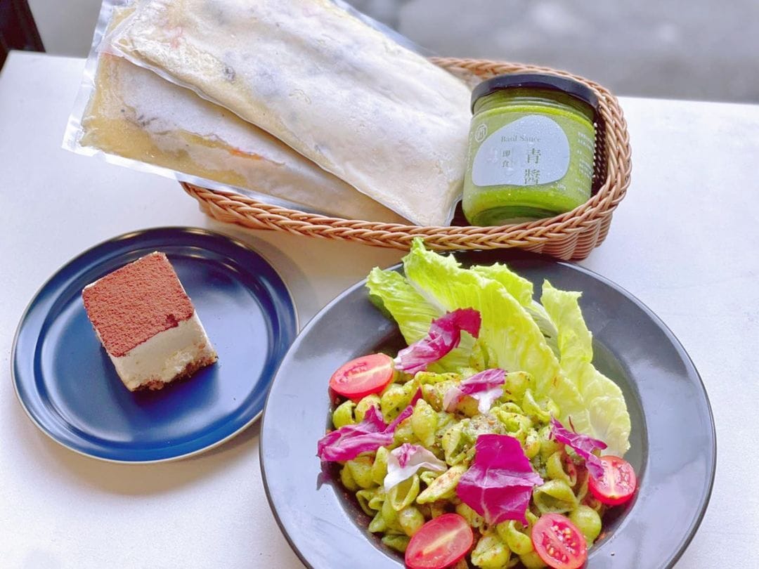 原粹蔬食作的蔬食料理 圖：新北市農業局提供