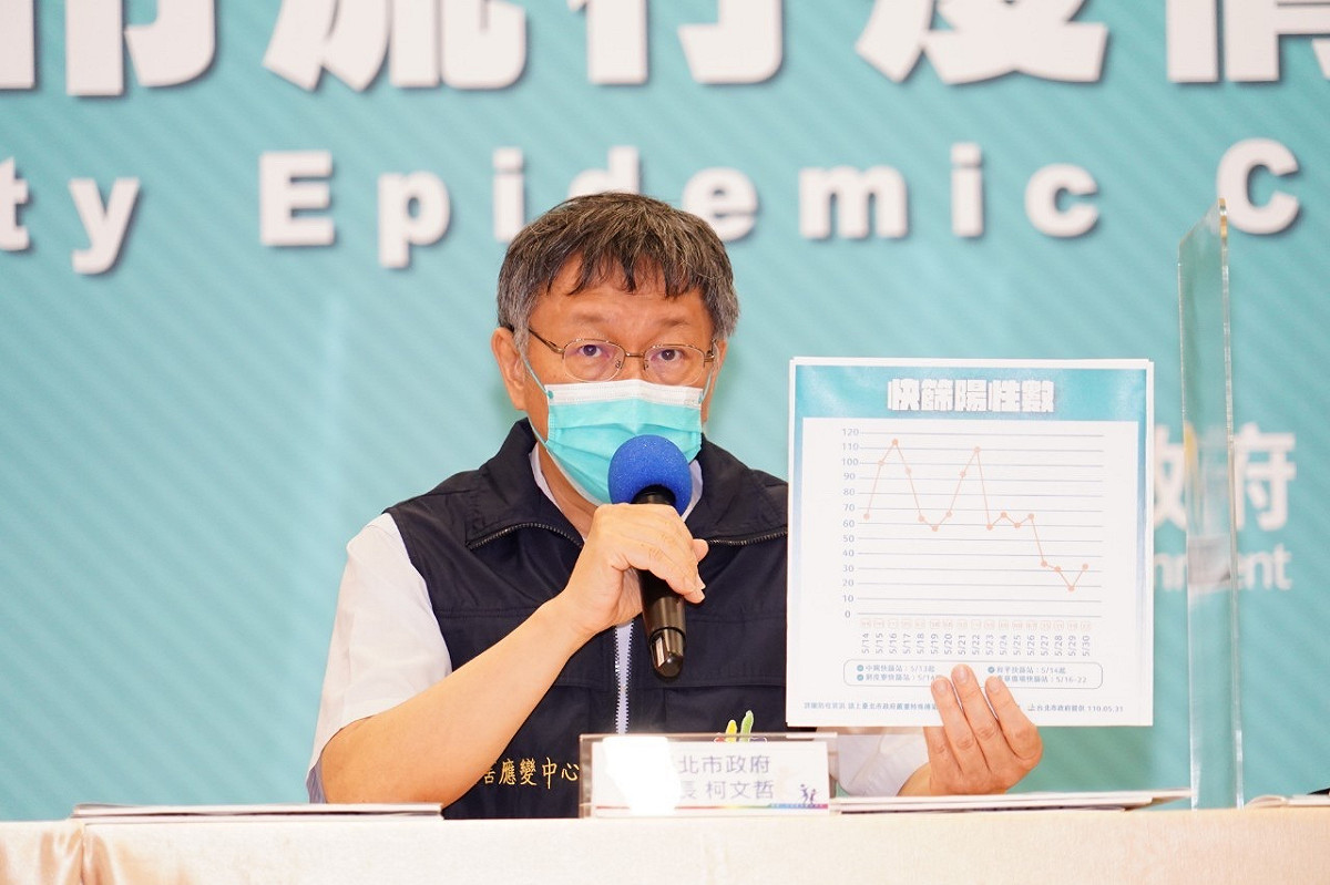 台北市長柯文哲。 圖：台北市政府 / 提供