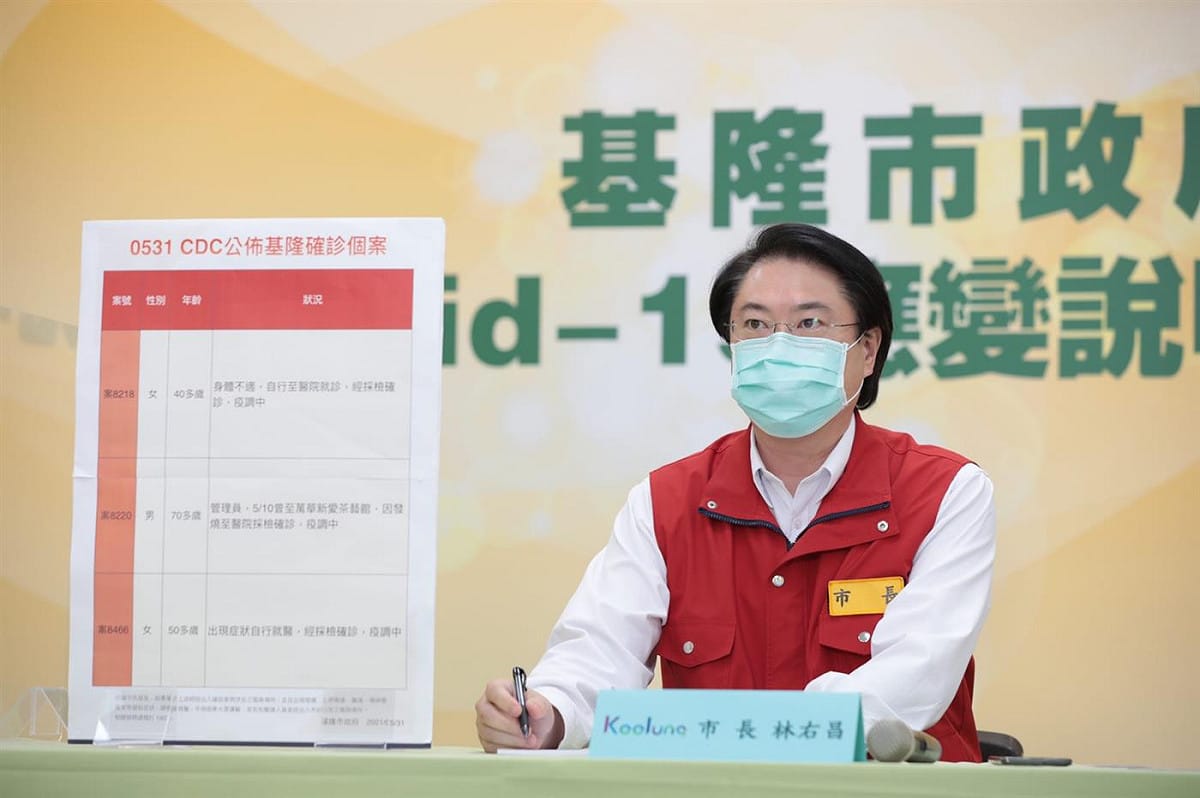 基隆市長林右昌。 圖：翻攝自基隆市政府官網