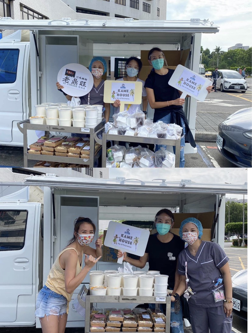 賈永婕決定每天送100個愛心便當為醫護加油打氣。 圖：翻攝自臉書