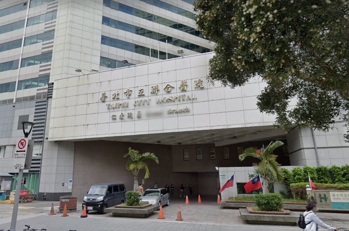 台北市聯合醫院仁愛院區有確診病患逃跑 圖 : 翻攝自GOOGLEMAP