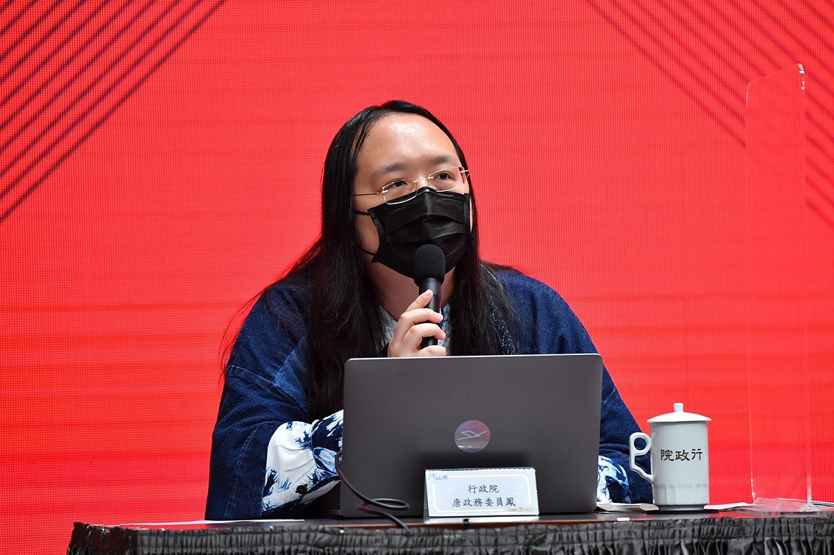 行政院政務委員唐鳳。 圖：行政院提供（資料照片）