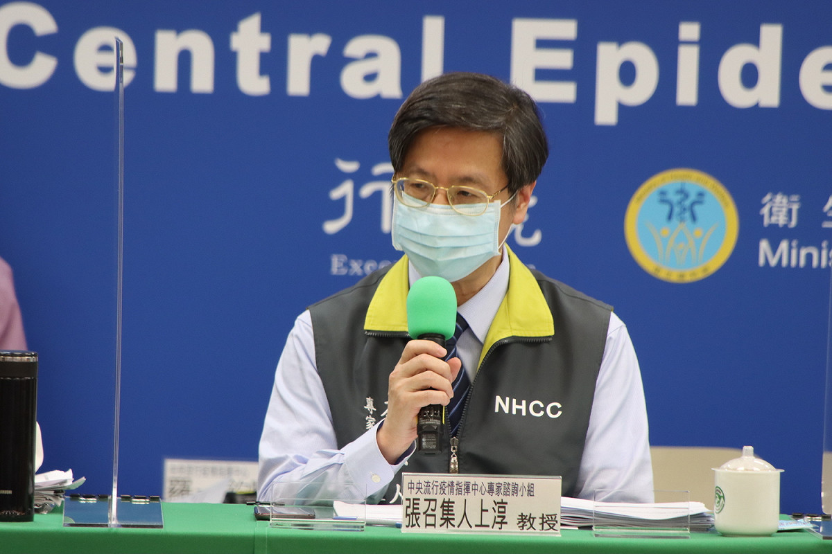 指揮中心專家諮詢小組召集人張上淳 圖：中央流行疫情指揮中心/提供