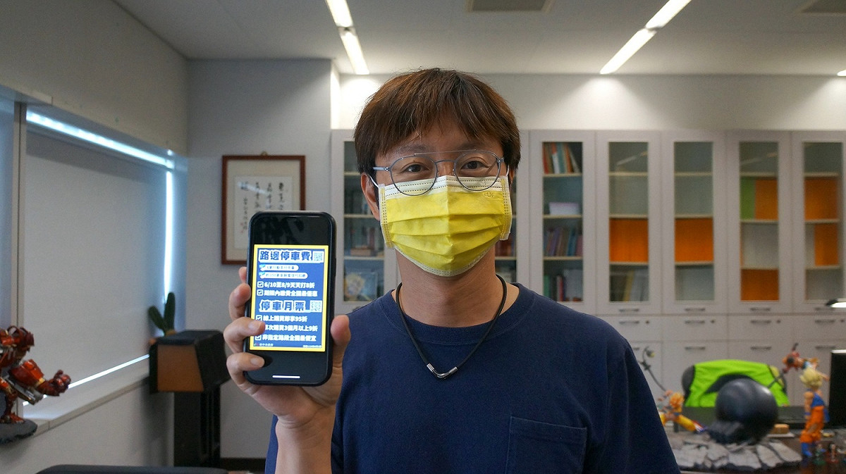 台中市議員江肇國認為市政府提出的停車優惠方案了無新意。  台中市議員江肇國/提供