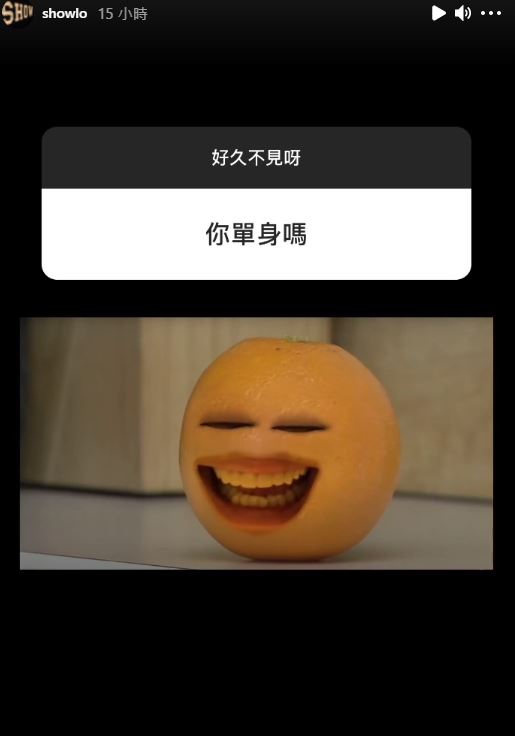 羅志祥也大方承認感情狀態。 圖：取自showlo IG