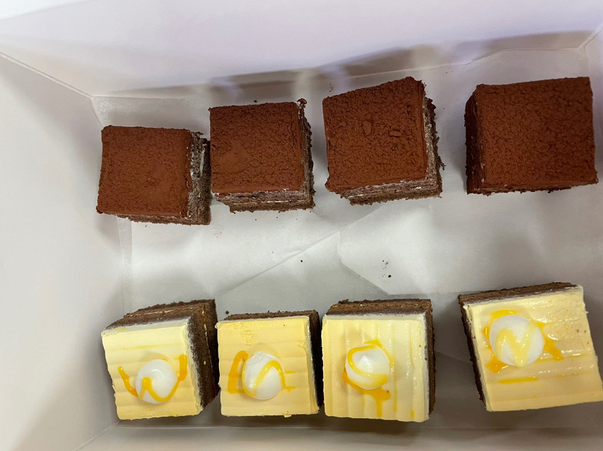 集中檢疫中心團隊準備的蛋糕 圖：台北慈濟醫院提供