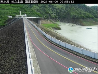 昨日午後雷陣雨預估為曾文水庫帶來800萬噸水量。 圖：南水局／提供