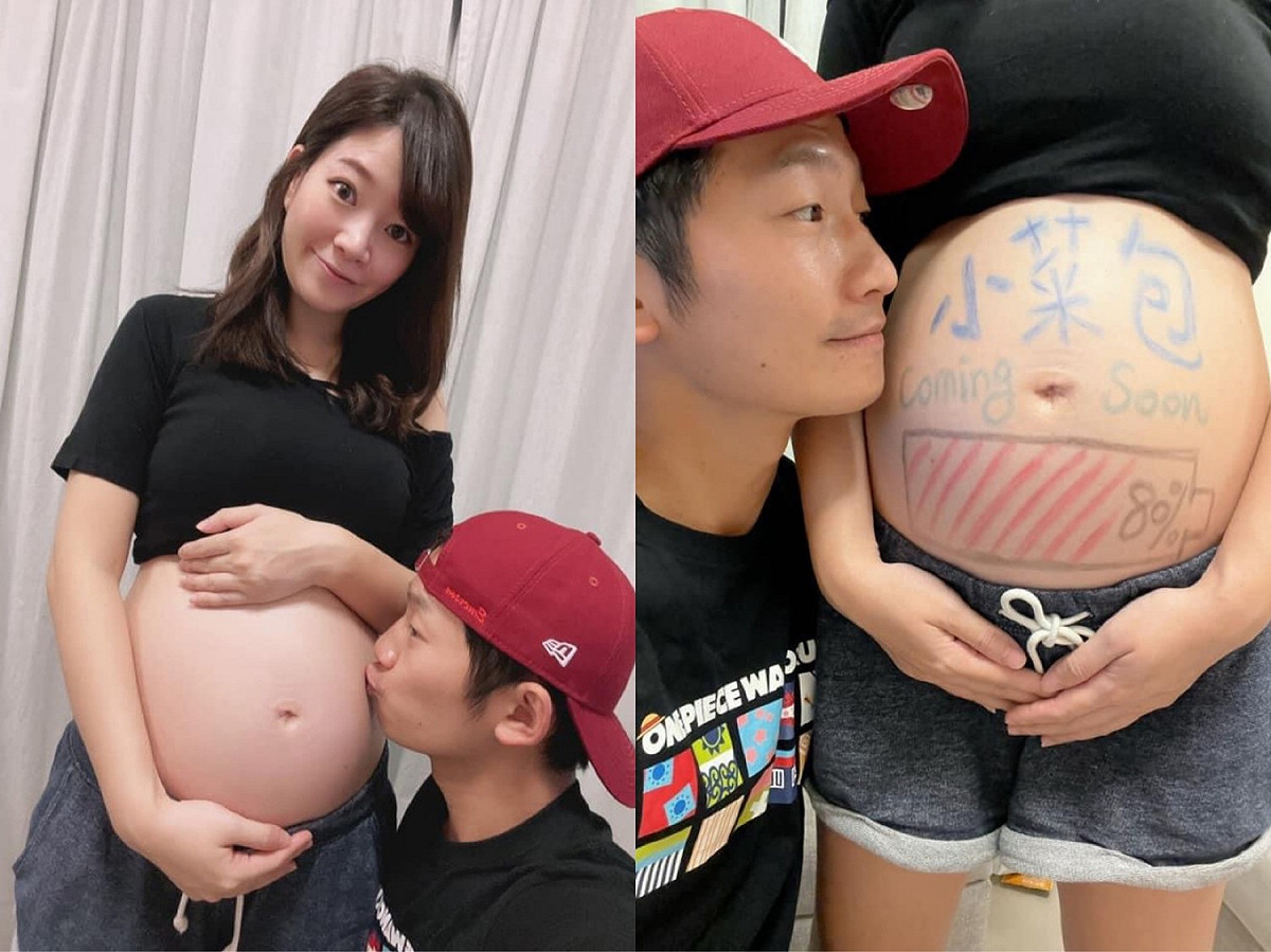 他在臉書透露老婆已懷孕30週，8月他就要當爸爸了。 圖：翻攝自臉書