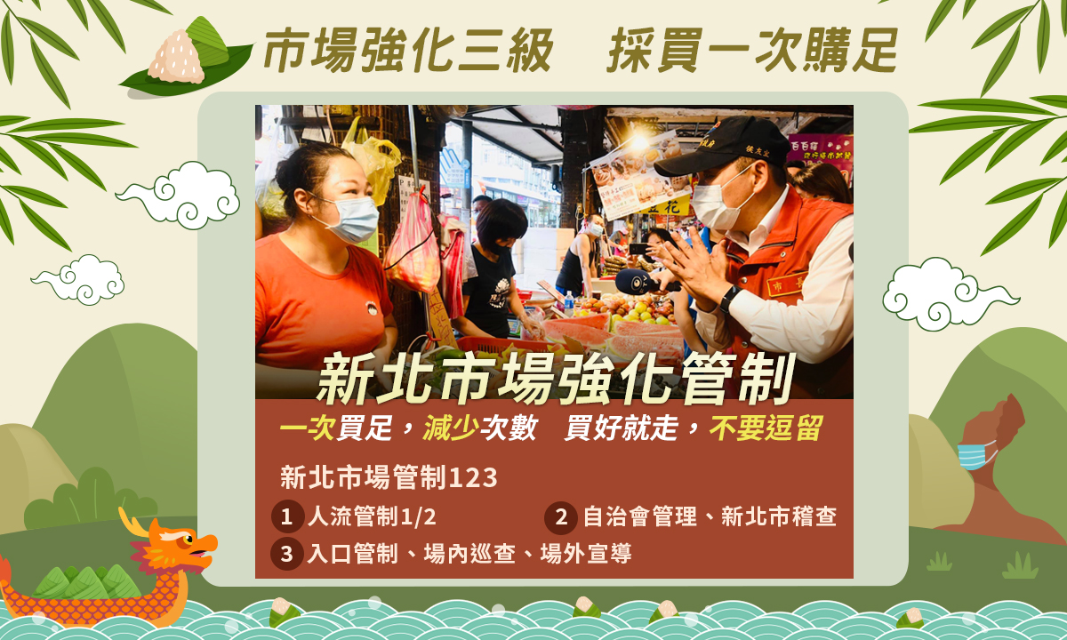 民眾採買時一次購足，減少採買次數 圖：新北市政府交通局提供