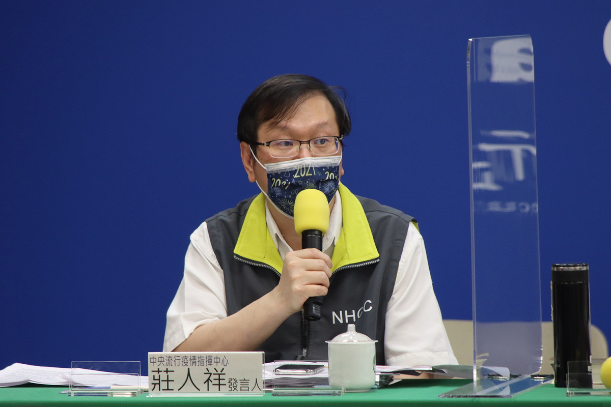 中央流行疫情指揮中心發言人莊人祥 圖：中央流行疫情指揮中心/提供