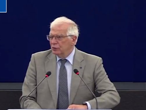 歐盟外交和安全政策高級代表波瑞爾（Josep Borrell）。 圖：翻攝Josep Borrell Twitter影片（資料照）