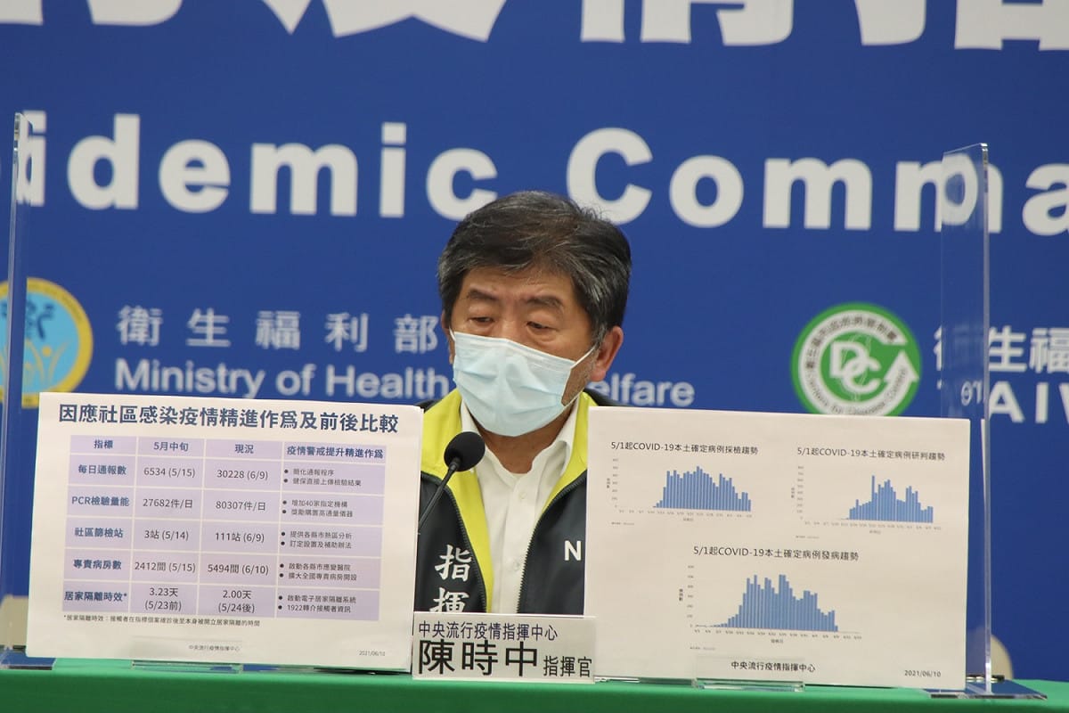 指揮中心指揮官陳時中。 圖：中央流行疫情指揮中心／提供