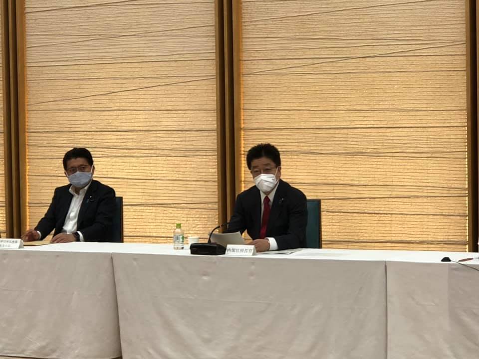 日本內閣官房長官加藤勝信。 圖：翻攝加藤勝信臉書