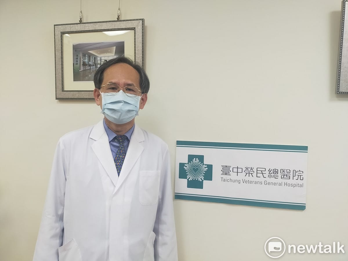 台中榮總院長陳適安。 圖：唐復年/攝