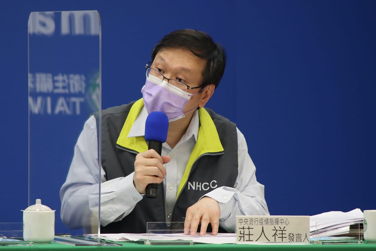 指揮中心發言人莊人祥。 圖：中央流行疫情指揮中心/提供