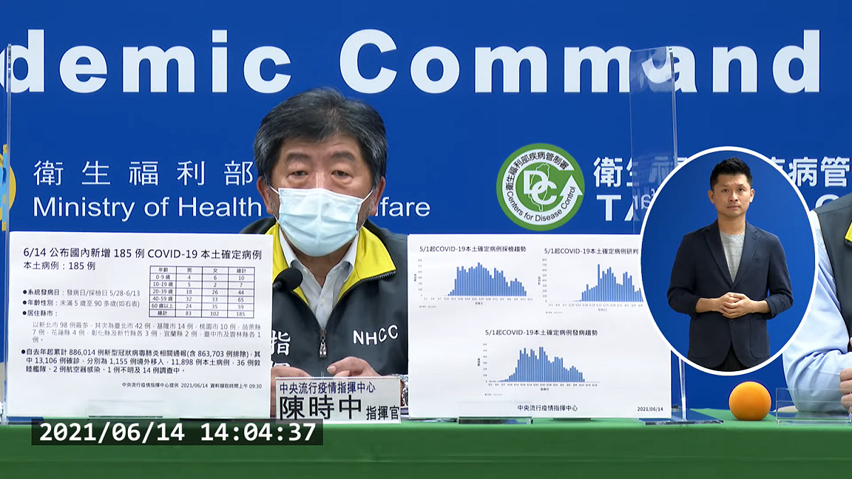 疫情指揮官陳時中。 圖：翻攝自直播畫面