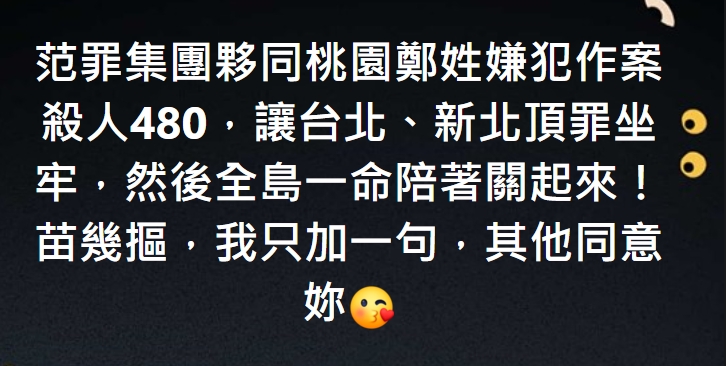 媒體人羅友志以諧音方式在臉書上發表看法。 圖：翻攝自「羅友志 友話直說」臉書