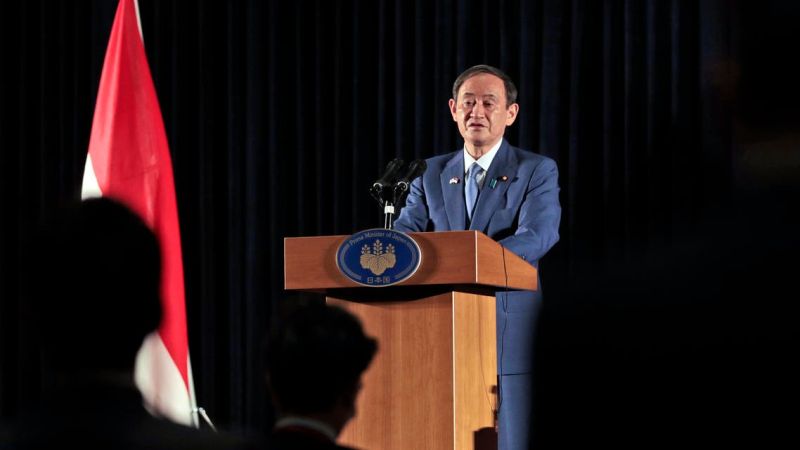 日本首相菅義偉。 圖 : 美聯社／達志影像