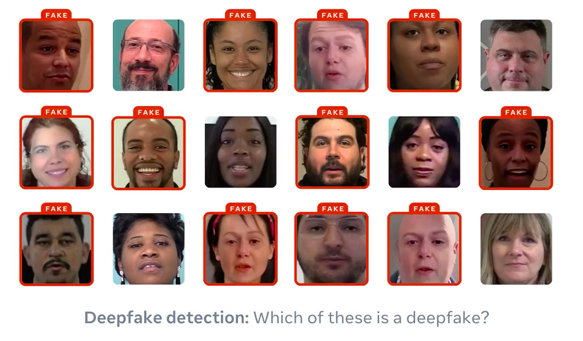 臉書研發出能夠辨別深偽技術（Deepfake）的AI系統，並且往回追溯影像源頭。 圖：翻攝自臉書官網