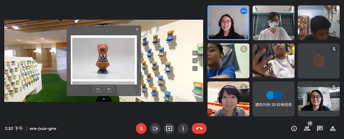 學學文化創意基金會與高美館合作推出線上VR學習。 圖：高美館/提供