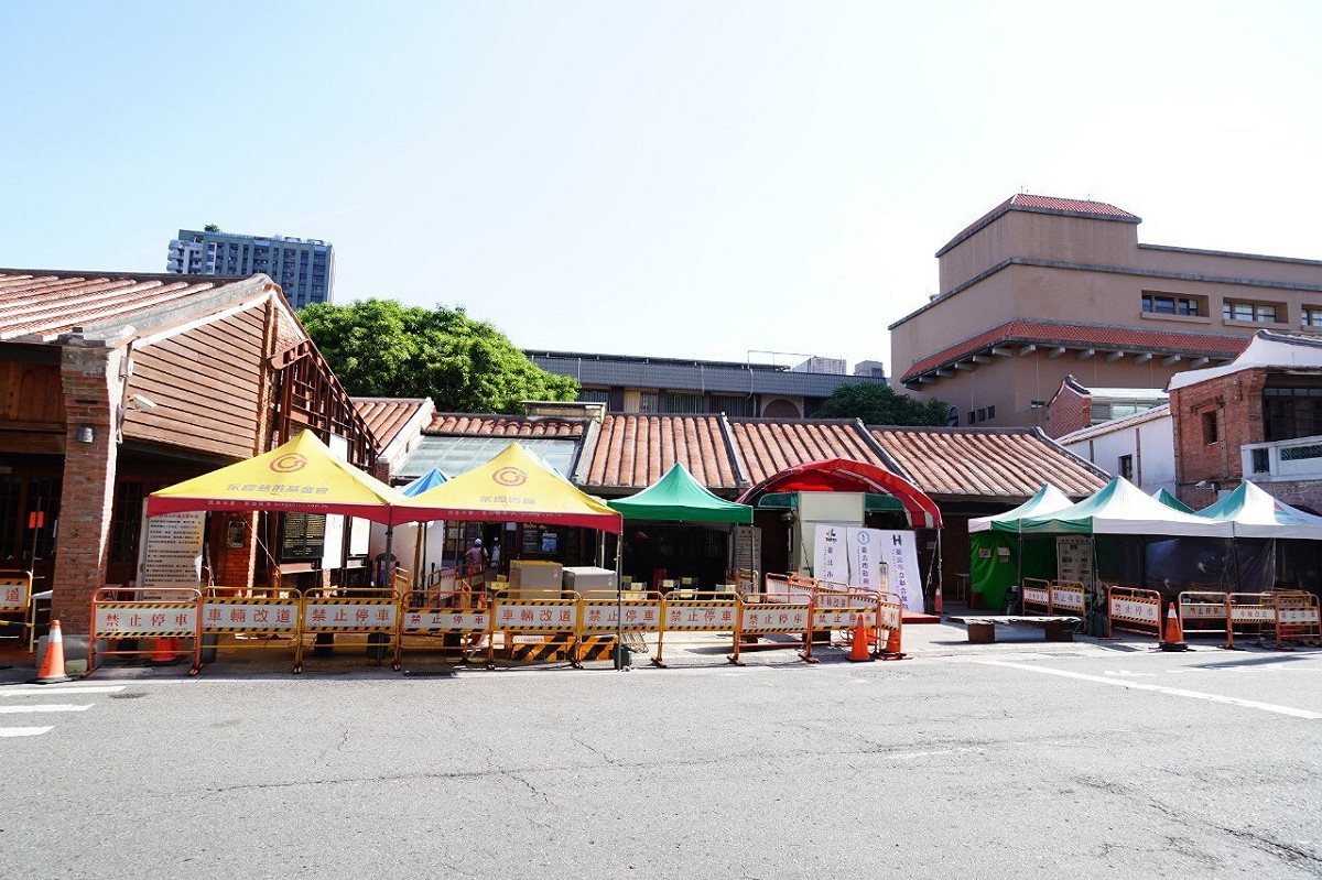 萬華剝皮寮快篩站今上午撤站。 圖：台北市政府 / 提供