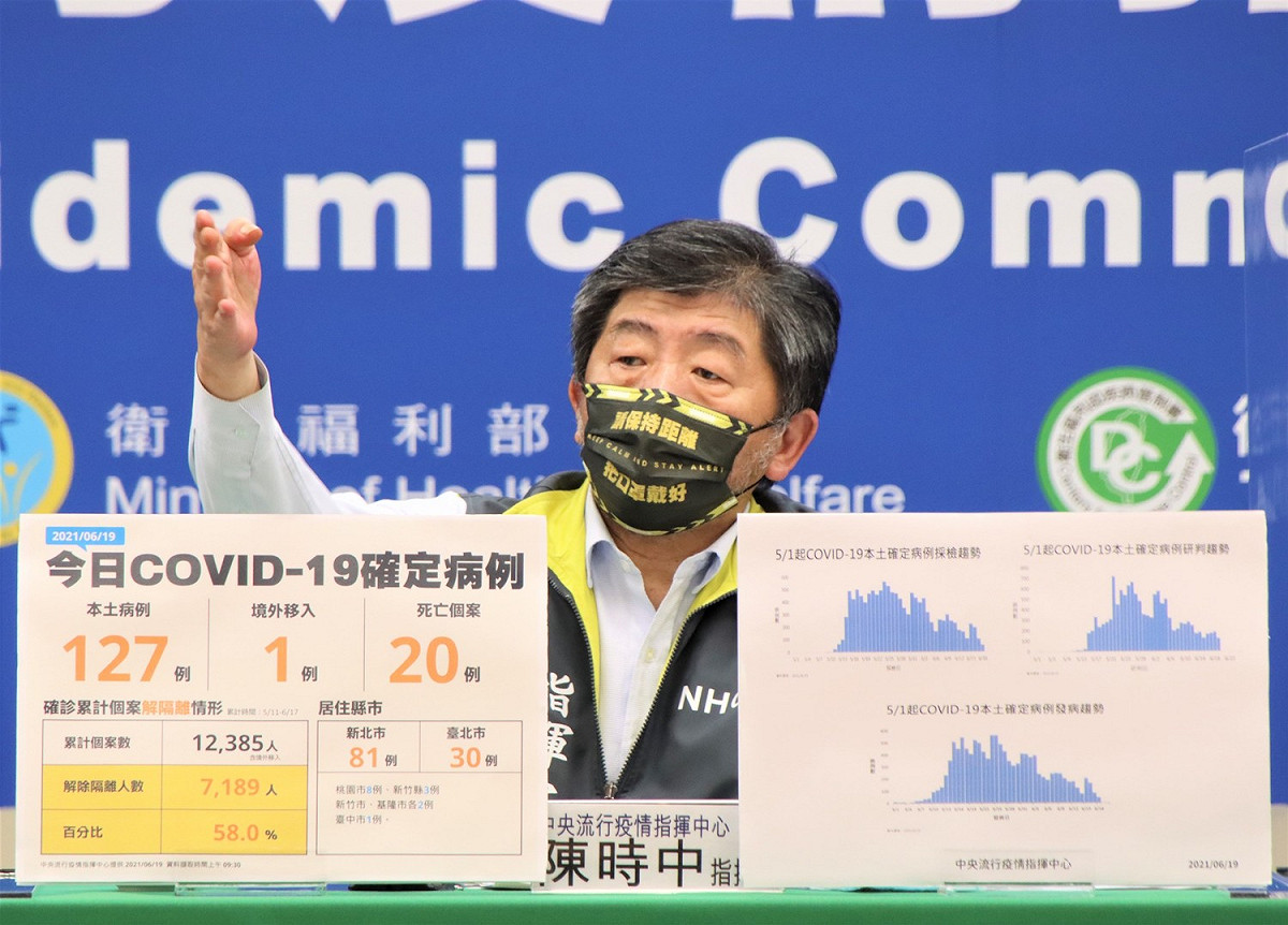 疫情指揮官陳時中。 圖：中央流行疫情指揮中心/提供