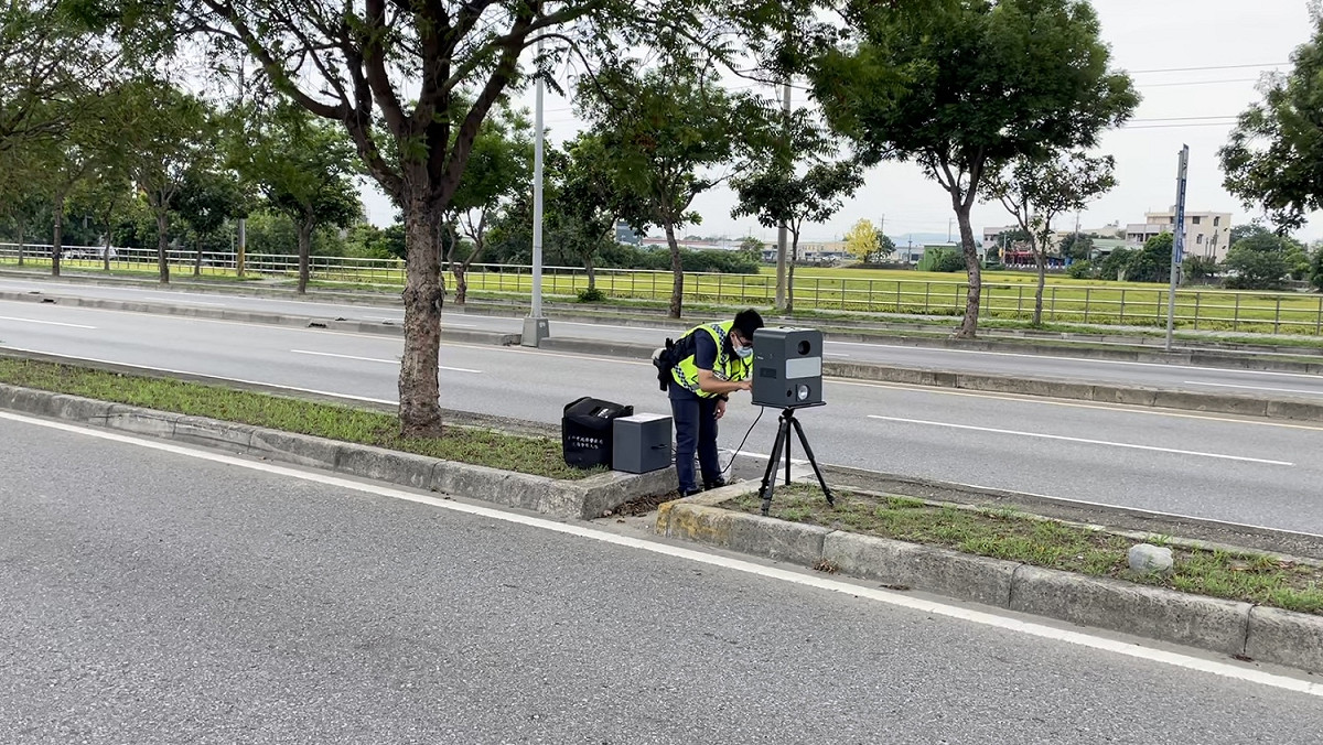 中市警方今起一連7天啟動機動測照大執法勤務。 圖:台中市警察局/提供