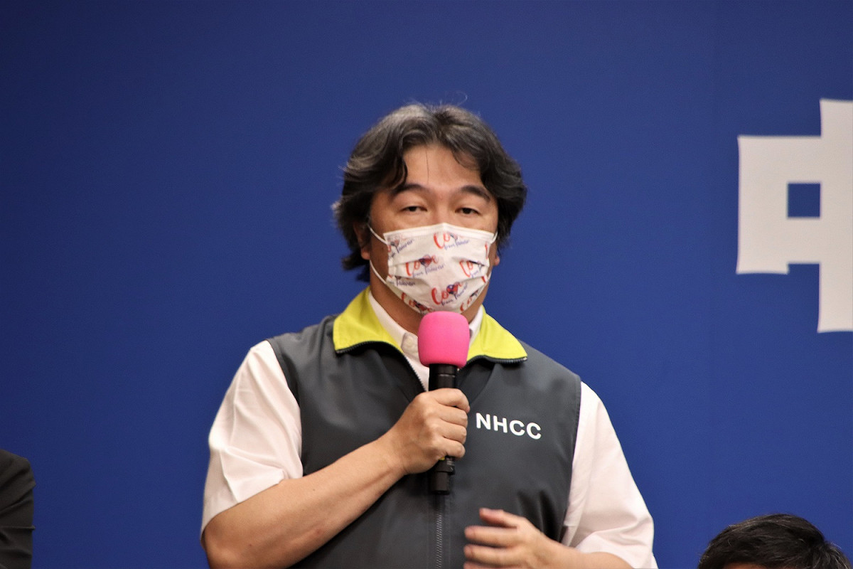 前進指揮所指揮官王必勝。 圖：中央流行疫情指揮中心／提供（資料照）