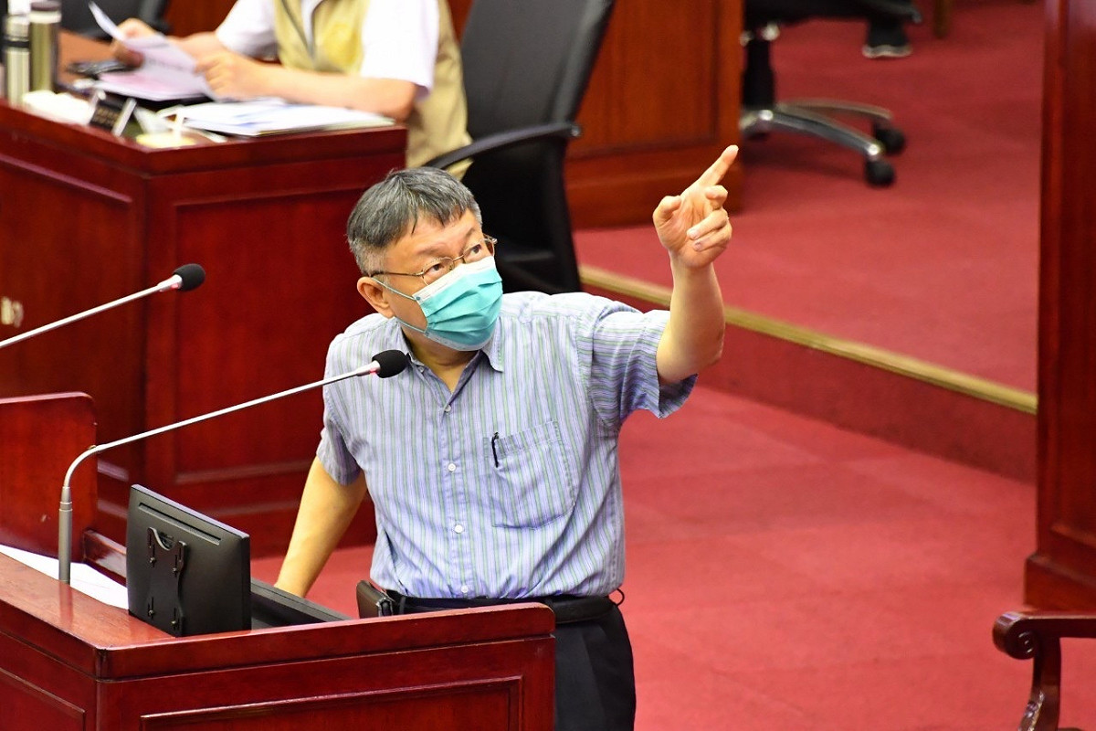 台北市長柯文哲。 圖：台北市政府提供