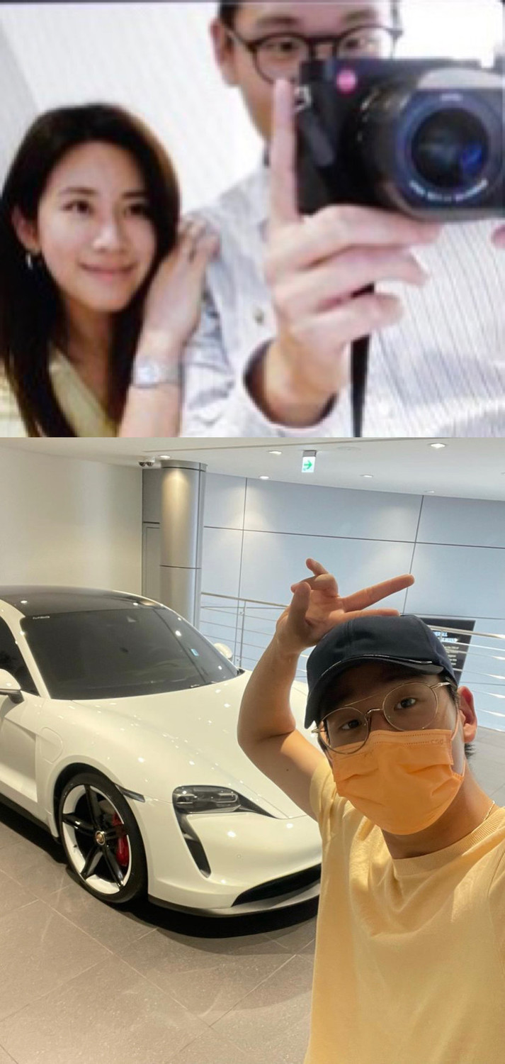 周興哲甜曬與趙岱新依偎合照。 圖：翻攝自IG