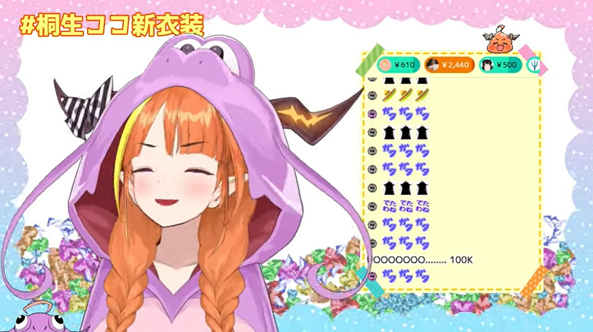 桐生可可於昨日晚間公布新裝。 圖：翻攝自Coco Ch. 桐生ココ YouTube頻道