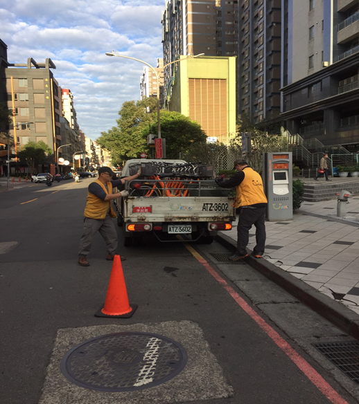 YouBikeB人員執行調度作業 圖：新北市交通局提供