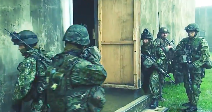 美日「東方之盾」軍事演習於今日正式登場。 圖：擷取自陸上自衛隊推特