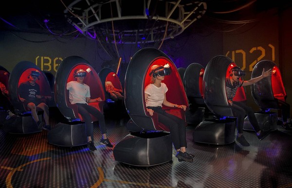 4樓有體感科技園區「VR潛望鏡」。 圖：國立海洋科技博物館／提供