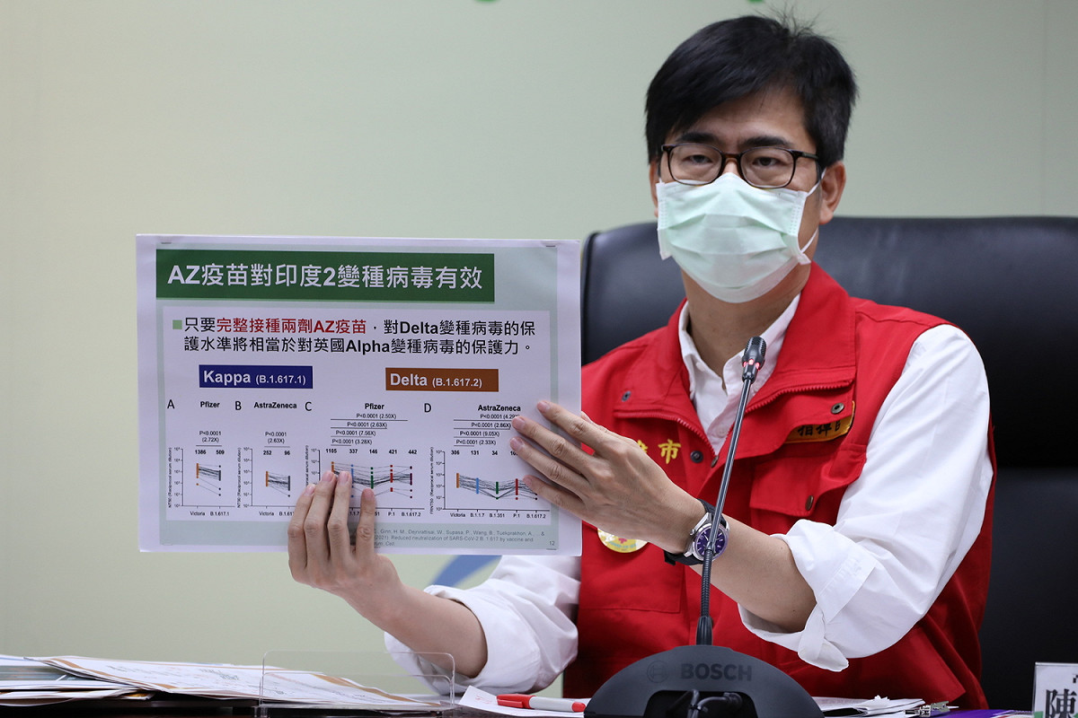 新增兩例確診，陳其邁要市民不必過於擔心。 圖：高雄市政府 / 提供