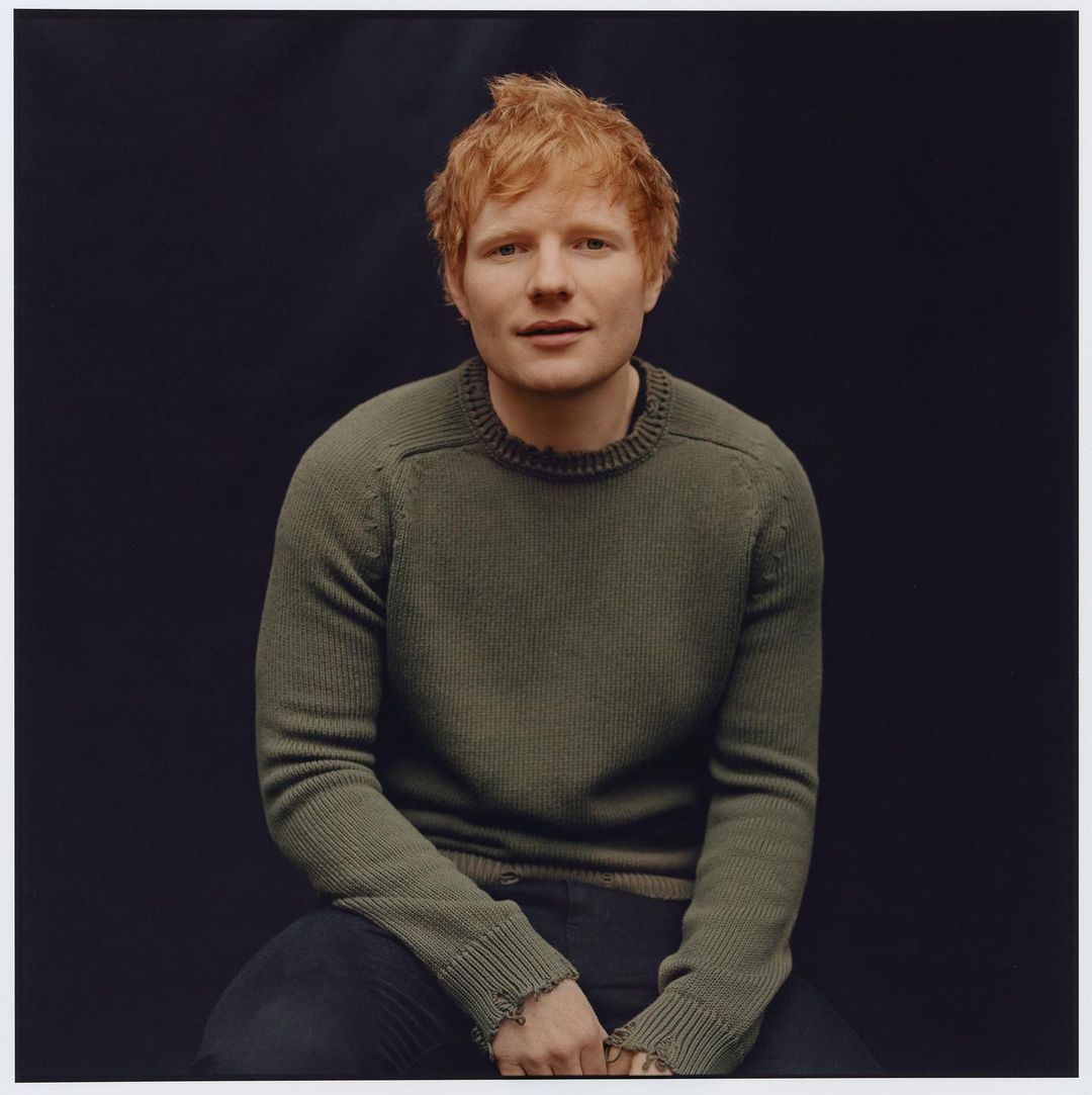 Ed Sheeran確實參與製作了防彈少年團的新曲。 圖：翻攝自推特