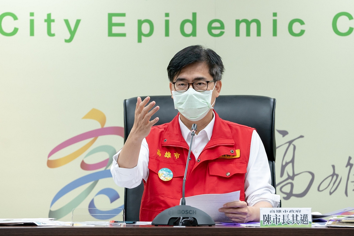 高雄鳳山5確診全棟清樓隔離！陳其邁：環境接觸感染。 圖/高雄市政府提供